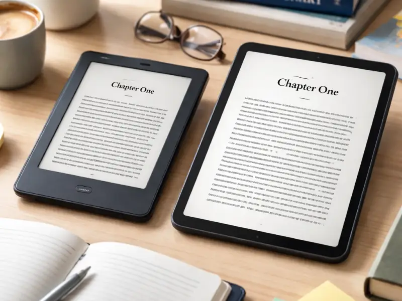 Kindle sau tableta pentru citit carti